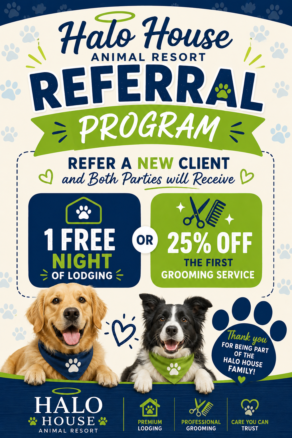 Referral program flyer referral program