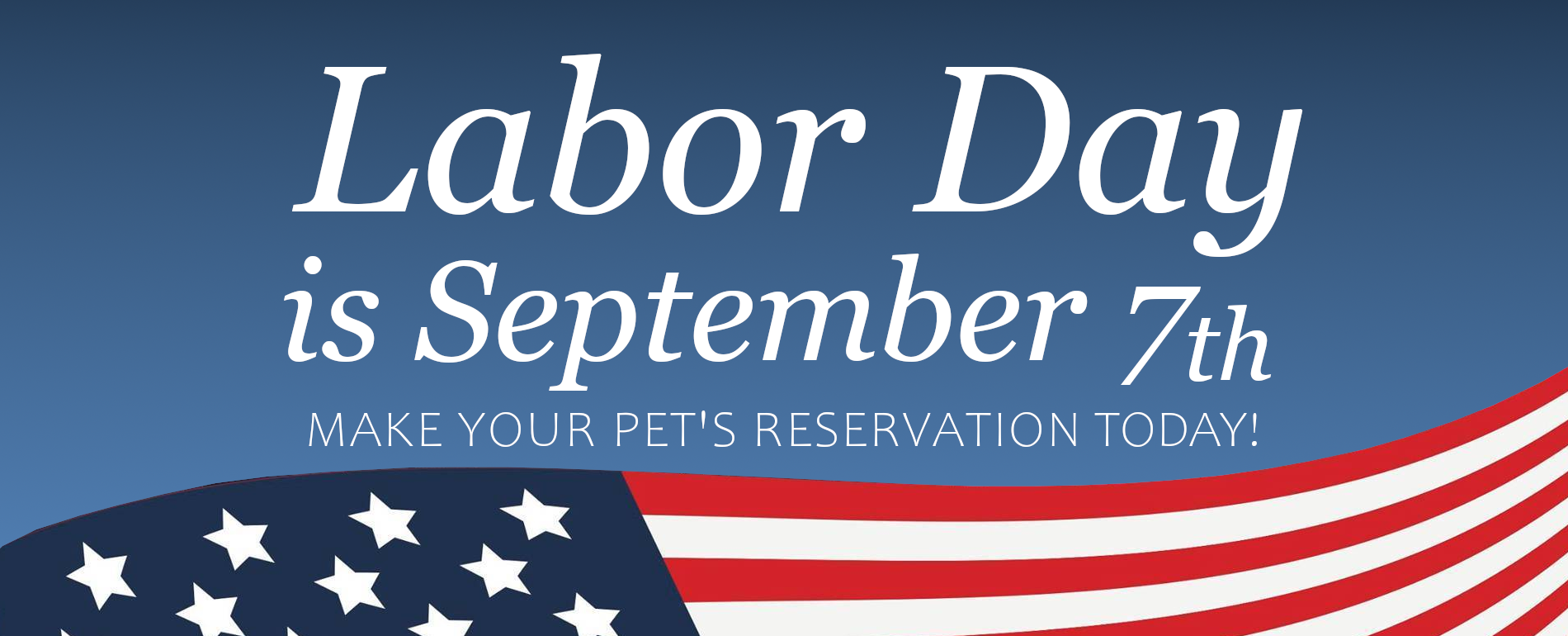 Labor Day South Jersey Dog Boarding
